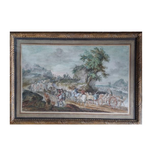 La marche de la troupe par Jean-Baptiste Le Paon