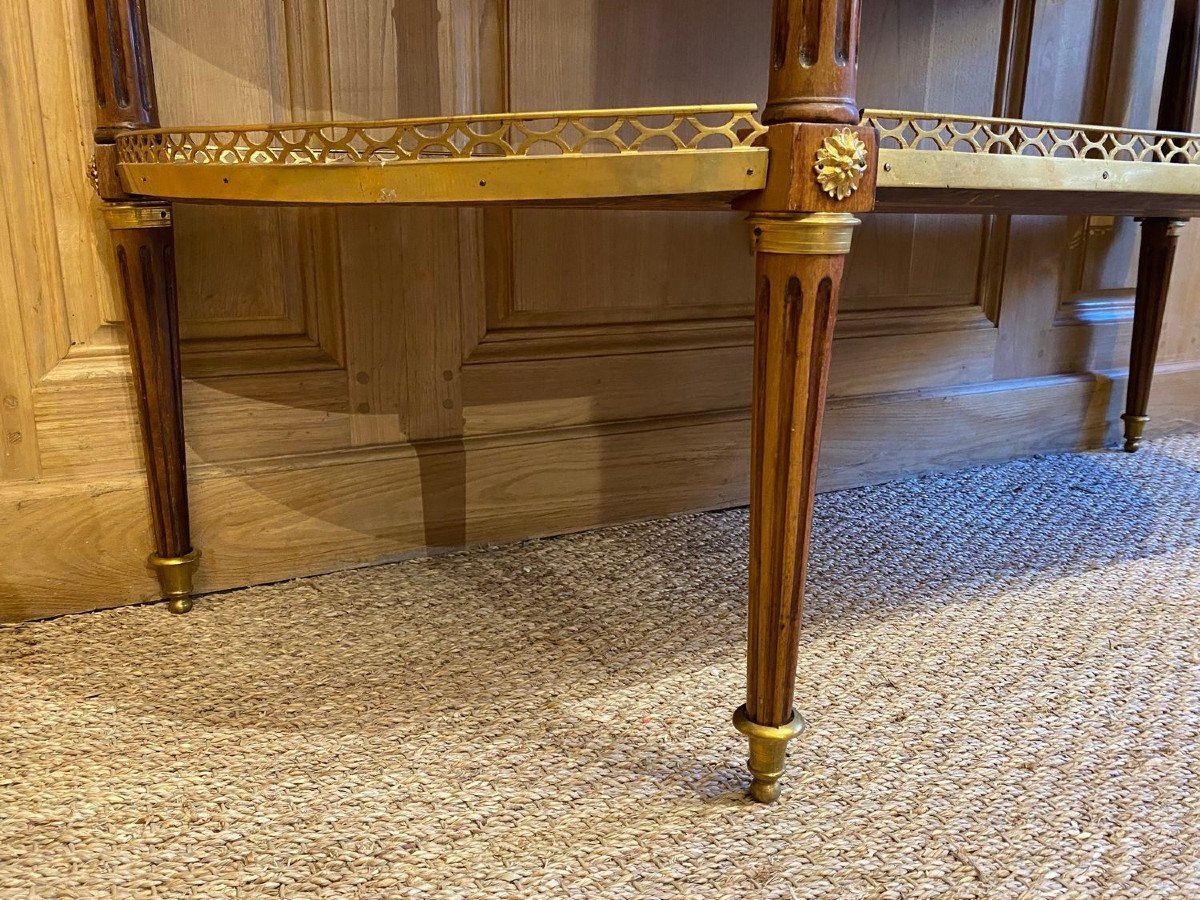 Longue console d’époque Louis XVI estampillée Louis Noël Malle – Image 6