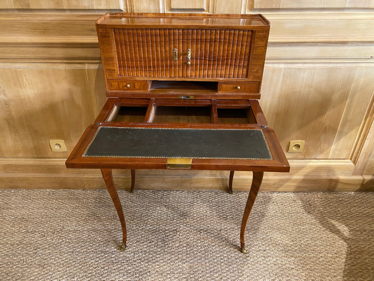 Bonheur du jour d’époque Louis XV estampillé G.cordié – Image 5