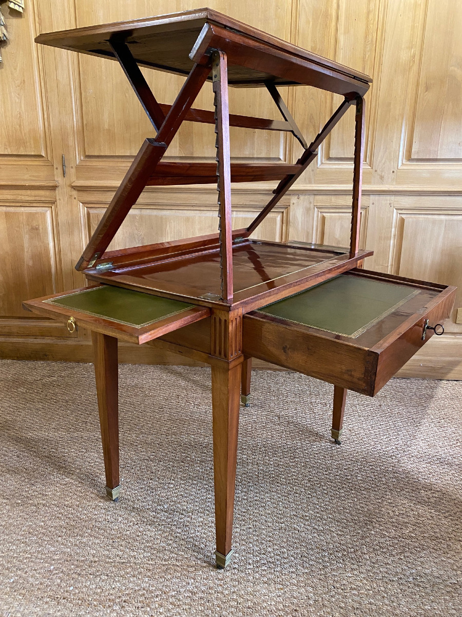 Table tronchin d’epoque Louis XVI en acajou de Cuba – Image 2