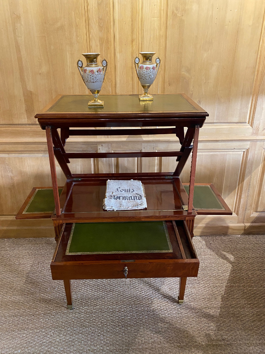 Table tronchin d’epoque Louis XVI en acajou de Cuba – Image 3