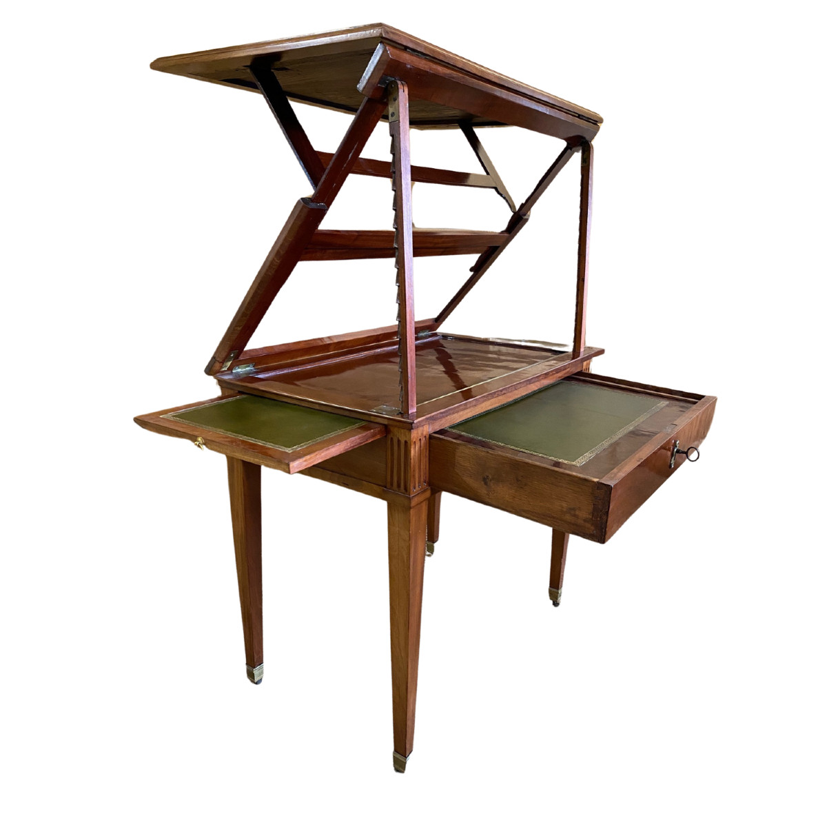 Table tronchin d’epoque Louis XVI en acajou de Cuba