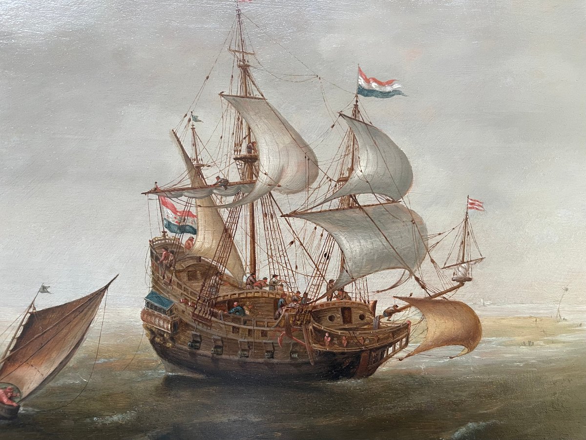 Cornelis VERBEECK (circa 1590 – circa 1631 Amsterdam), suiveur de – Image 2