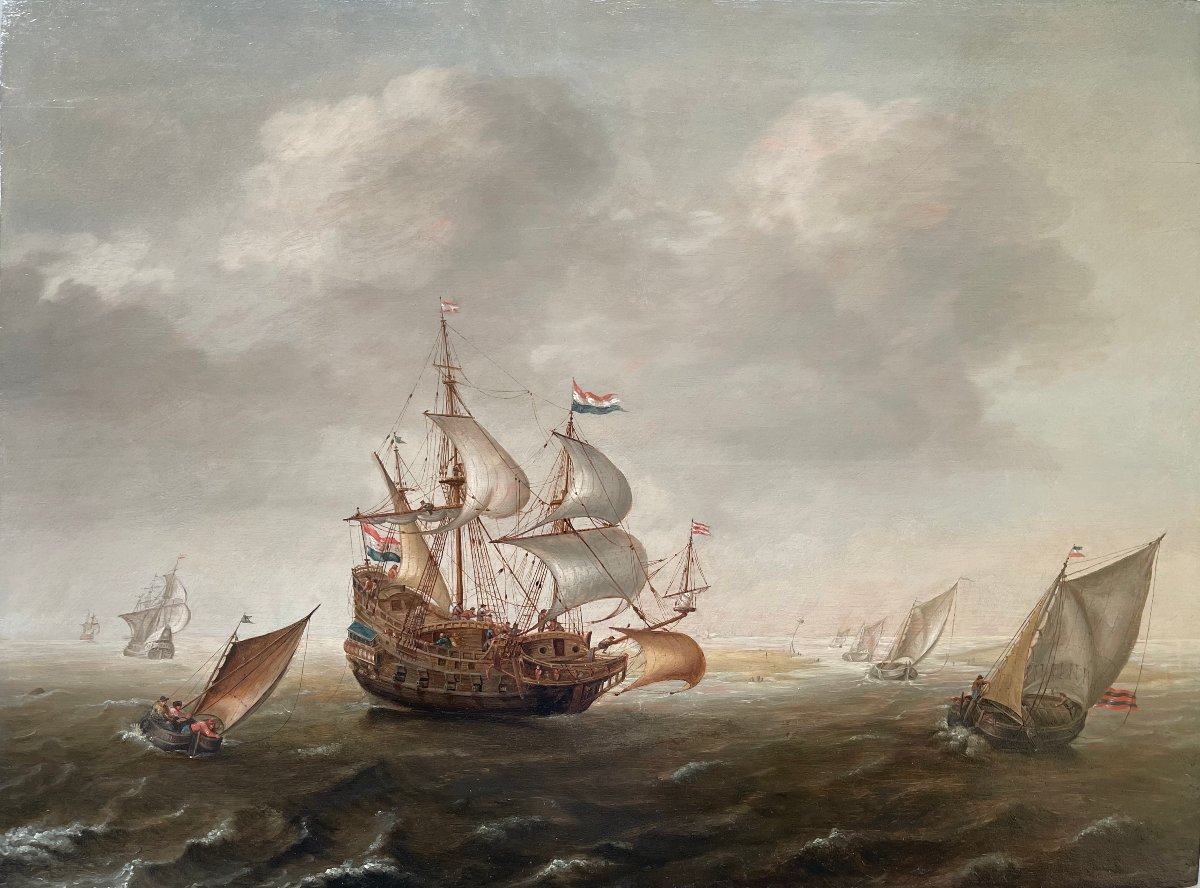 Cornelis VERBEECK (circa 1590 – circa 1631 Amsterdam), suiveur de – Image 3