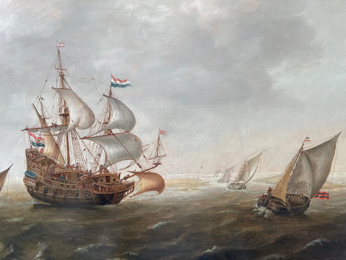 Cornelis VERBEECK (circa 1590 – circa 1631 Amsterdam), suiveur de – Image 4