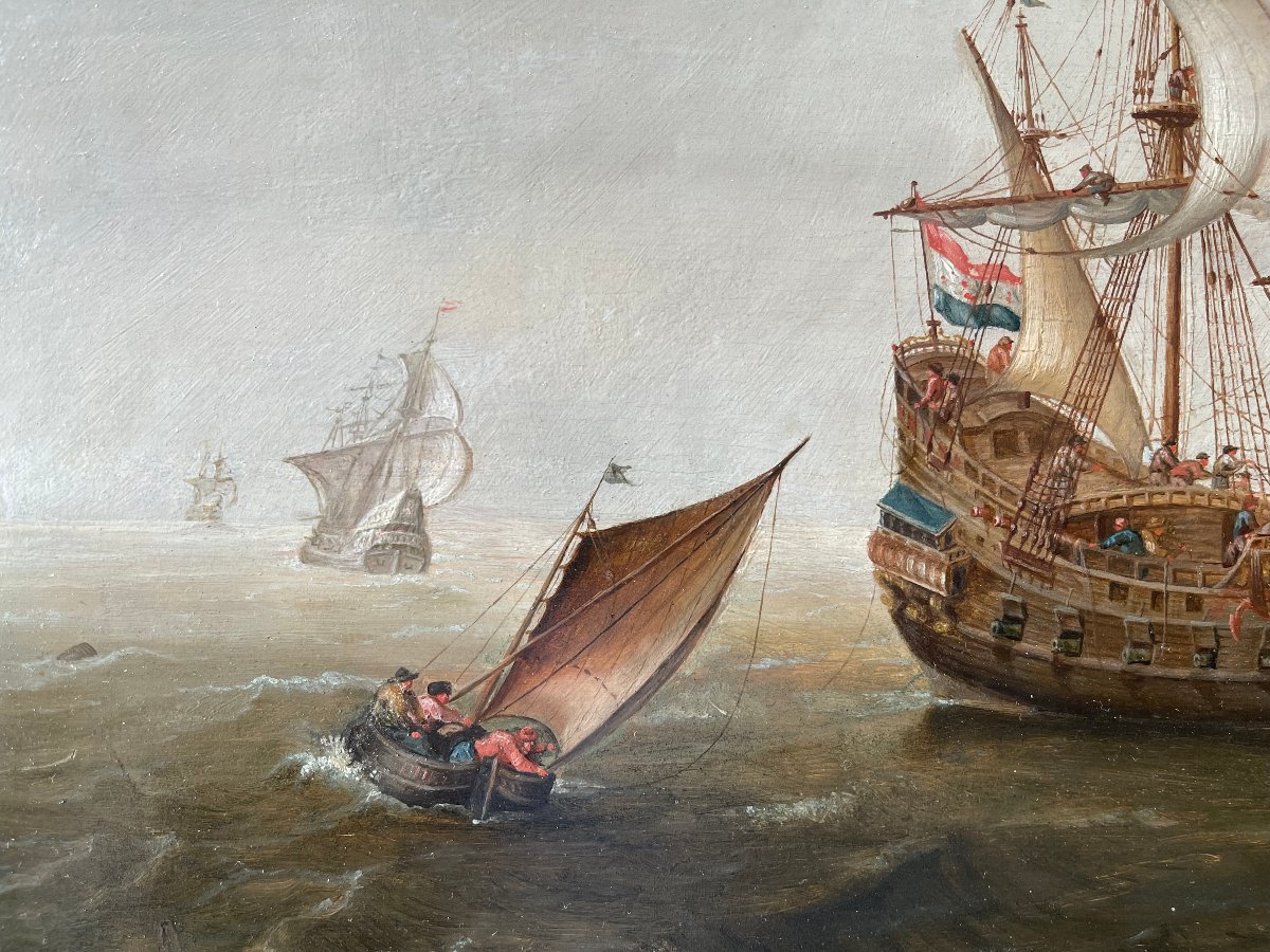 Cornelis VERBEECK (circa 1590 – circa 1631 Amsterdam), suiveur de – Image 6
