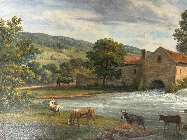 Paire de tableaux d’époque XIX eme – Image 2