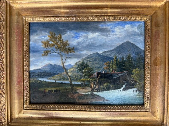 Paire de tableaux d’époque XIX eme – Image 4