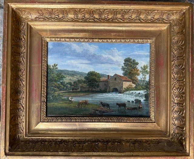 Paire de tableaux d’époque XIX eme – Image 5