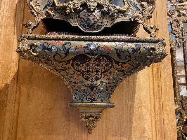 CARTEL DE STYLE LOUIS XV. PATINE D'ORIGINE. H-50CM – Image 5