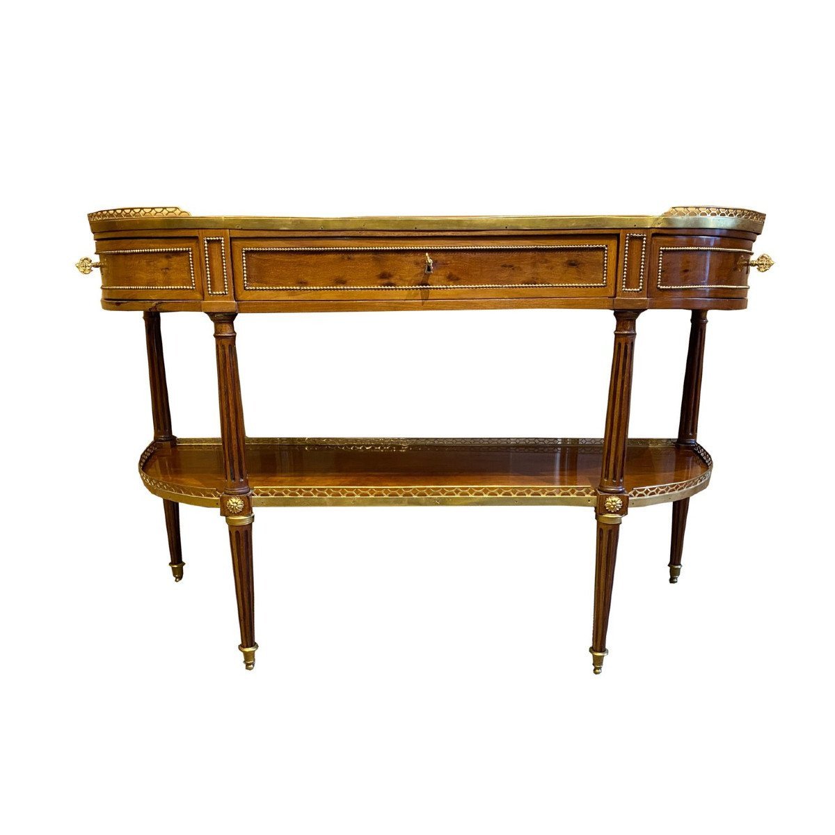 Console d'époque Louis XV En Bois Doré