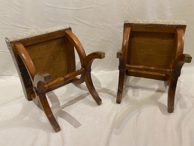 Suite De 6 Chaises Napoleon 3 En Palissandre – Image 4